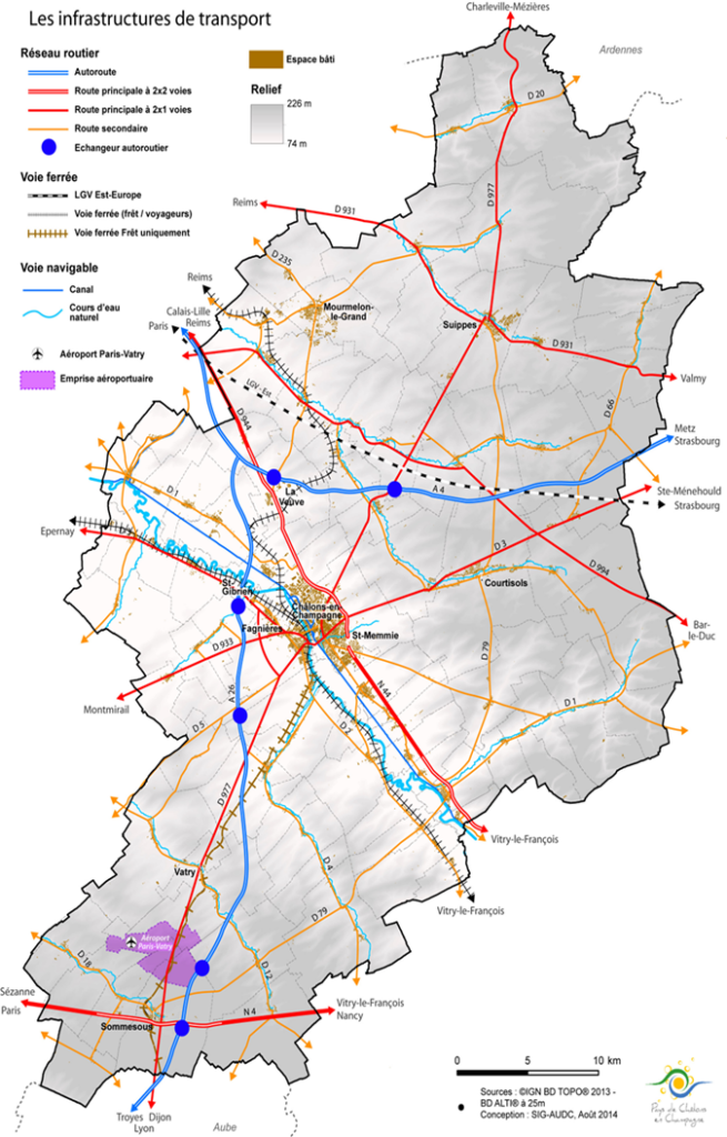 Les infrastructures de transport - PETR de Chalons-en-Champagne