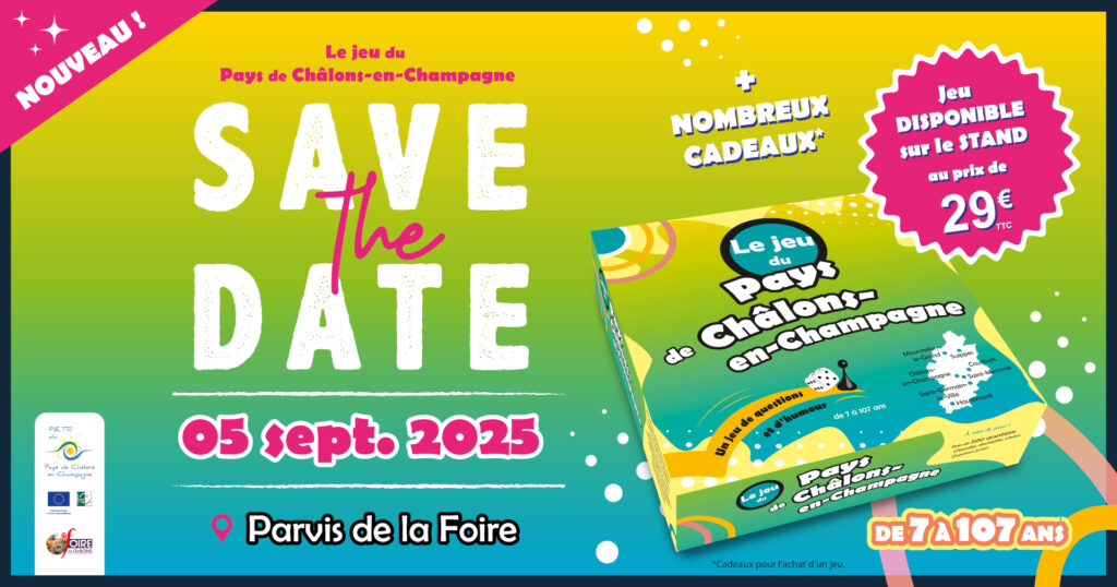 Save the date - Jeu pays de Châlons